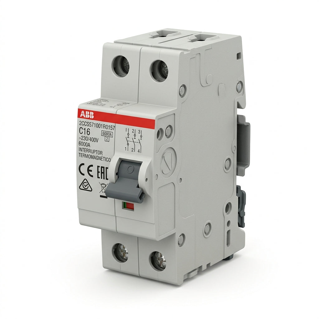 ABB 2CCS571001R0157 INTERRUPTORES TERMOMAGNETICOS MINIATURA RIEL DIN