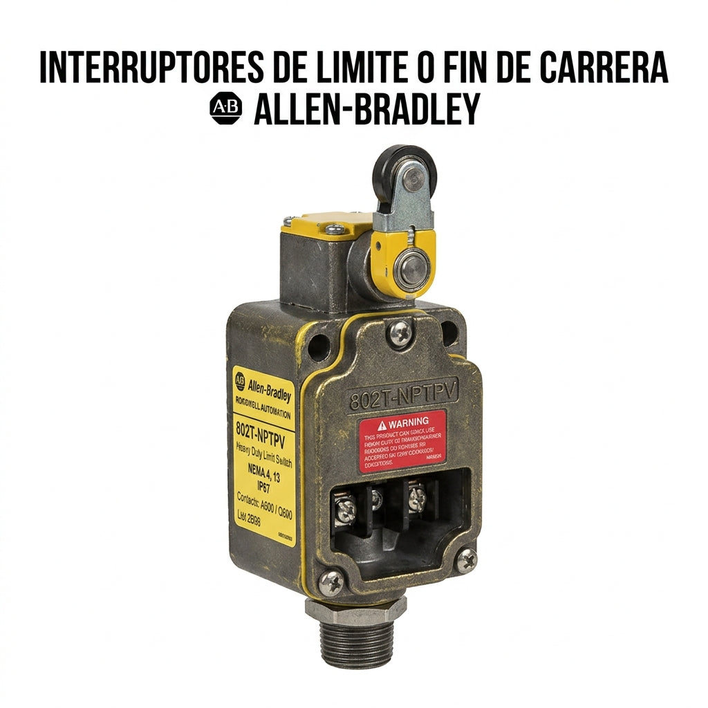 ALLEN-BRADLEY 802T-NPTPV INTERRUPTORES DE LIMITE O FIN DE CARRERA
