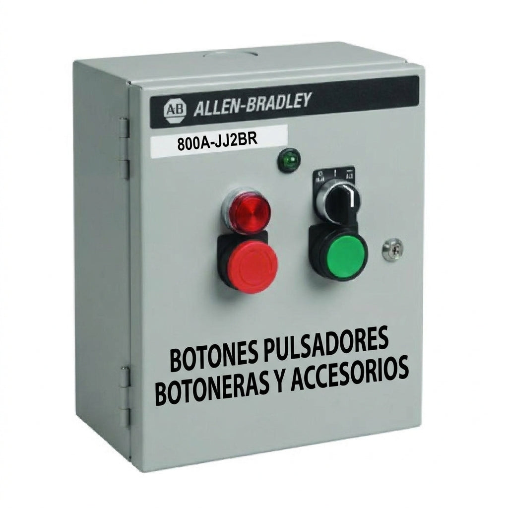 ALLEN-BRADLEY 800A-JJ2BR BOTONES PULSADORES BOTONERAS Y ACCESORIOS