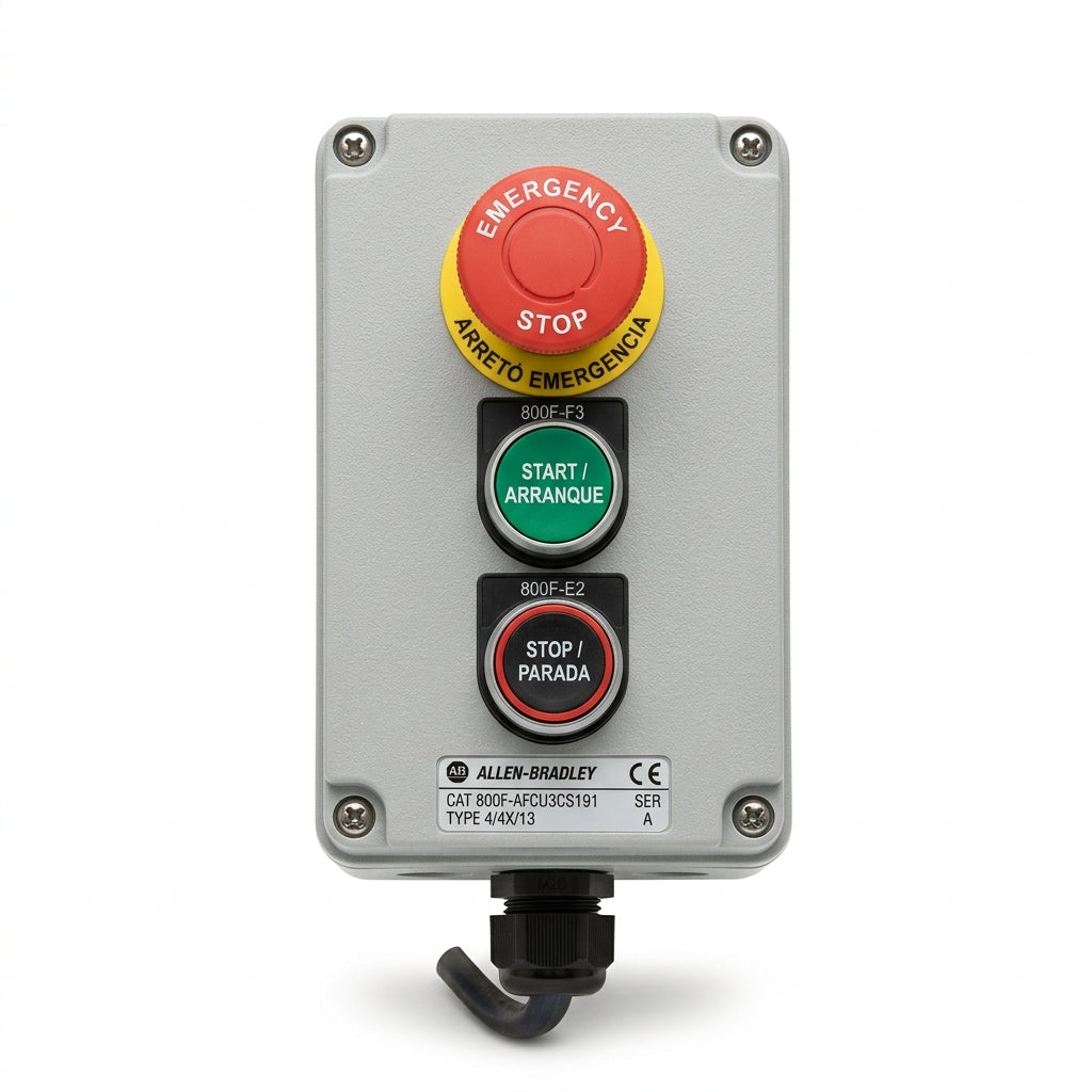 ALLEN-BRADLEY 800F-AFCU3CS191 BOTONES PULSADORES BOTONERAS Y ACCESORIOS
