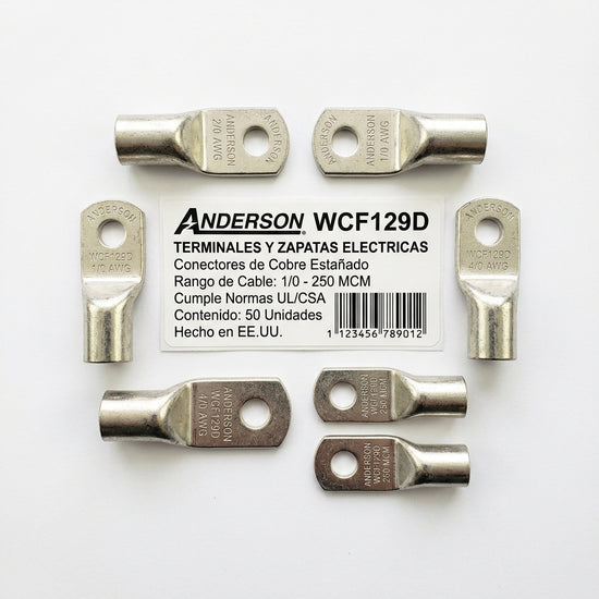 ANDERSON WCF129D TERMINALES Y ZAPATAS ELECTRICAS