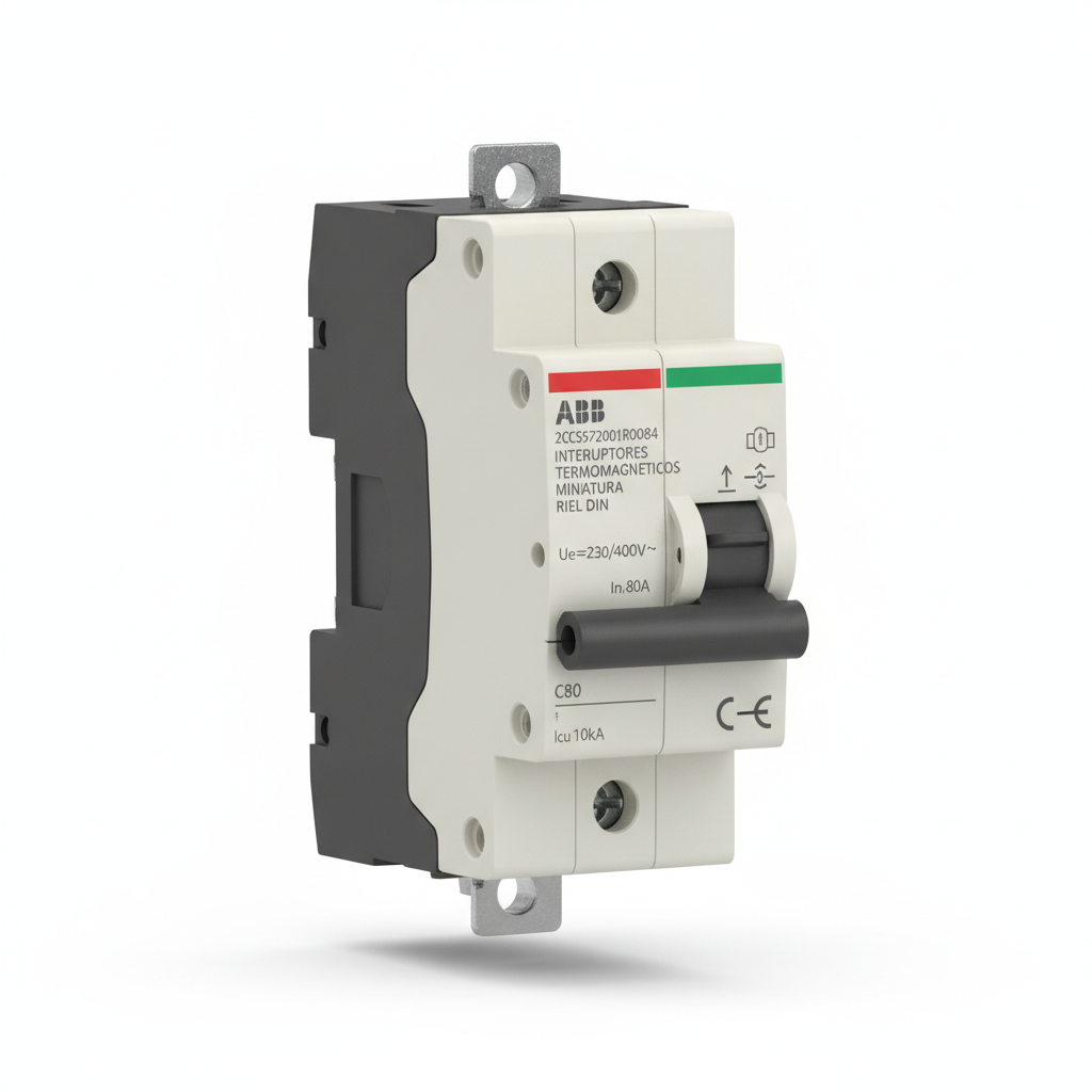 ABB 2CCS572001R0084 INTERRUPTORES TERMOMAGNETICOS MINIATURA RIEL DIN