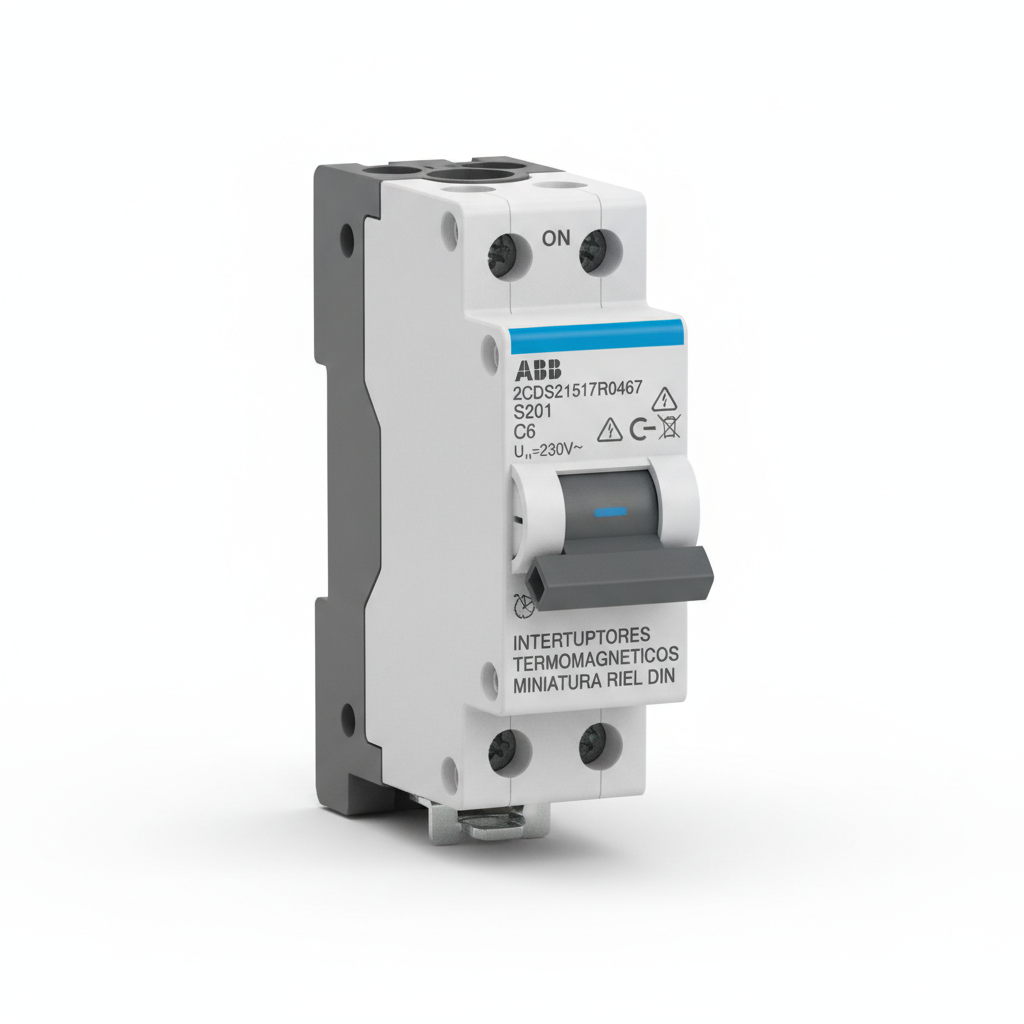 ABB 2CDS271517R0467 INTERRUPTORES TERMOMAGNETICOS MINIATURA RIEL DIN