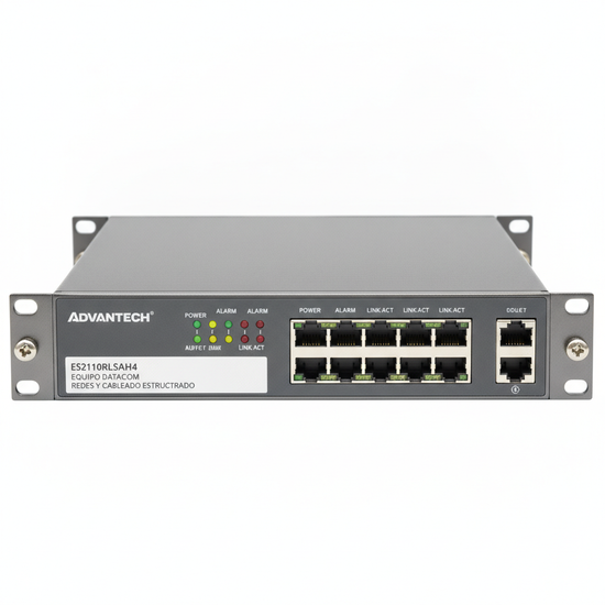 ADVANTECH ES2110RLSAH4 EQUIPO DATACOM (REDES Y CABLEADO ESTRUCTURADO)