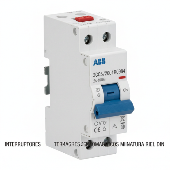 ABB 2CCS572001R0984 INTERRUPTORES TERMOMAGNETICOS MINIATURA RIEL DIN