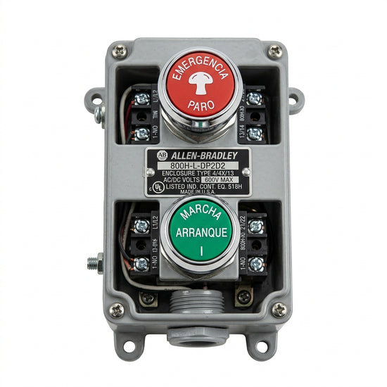 ALLEN-BRADLEY 800H-L-DP2D2 BOTONES PULSADORES BOTONERAS Y ACCESORIOS