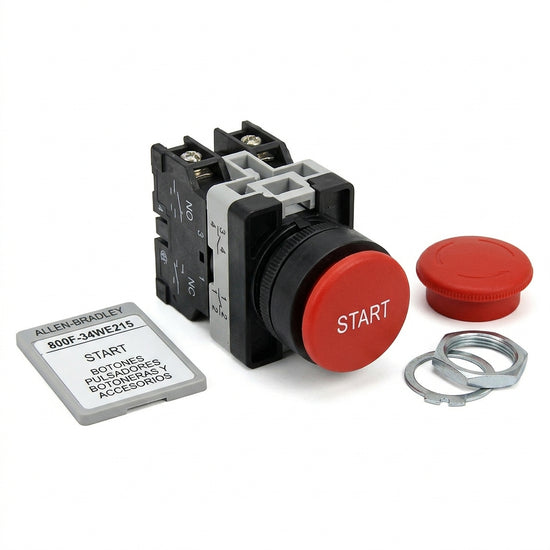 ALLEN-BRADLEY 800F-34WE215 BOTONES PULSADORES BOTONERAS Y ACCESORIOS