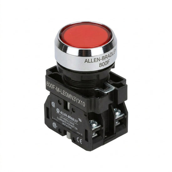 ALLEN-BRADLEY 800F-M-LE0MN3YX10 BOTONES PULSADORES BOTONERAS Y ACCESORIOS