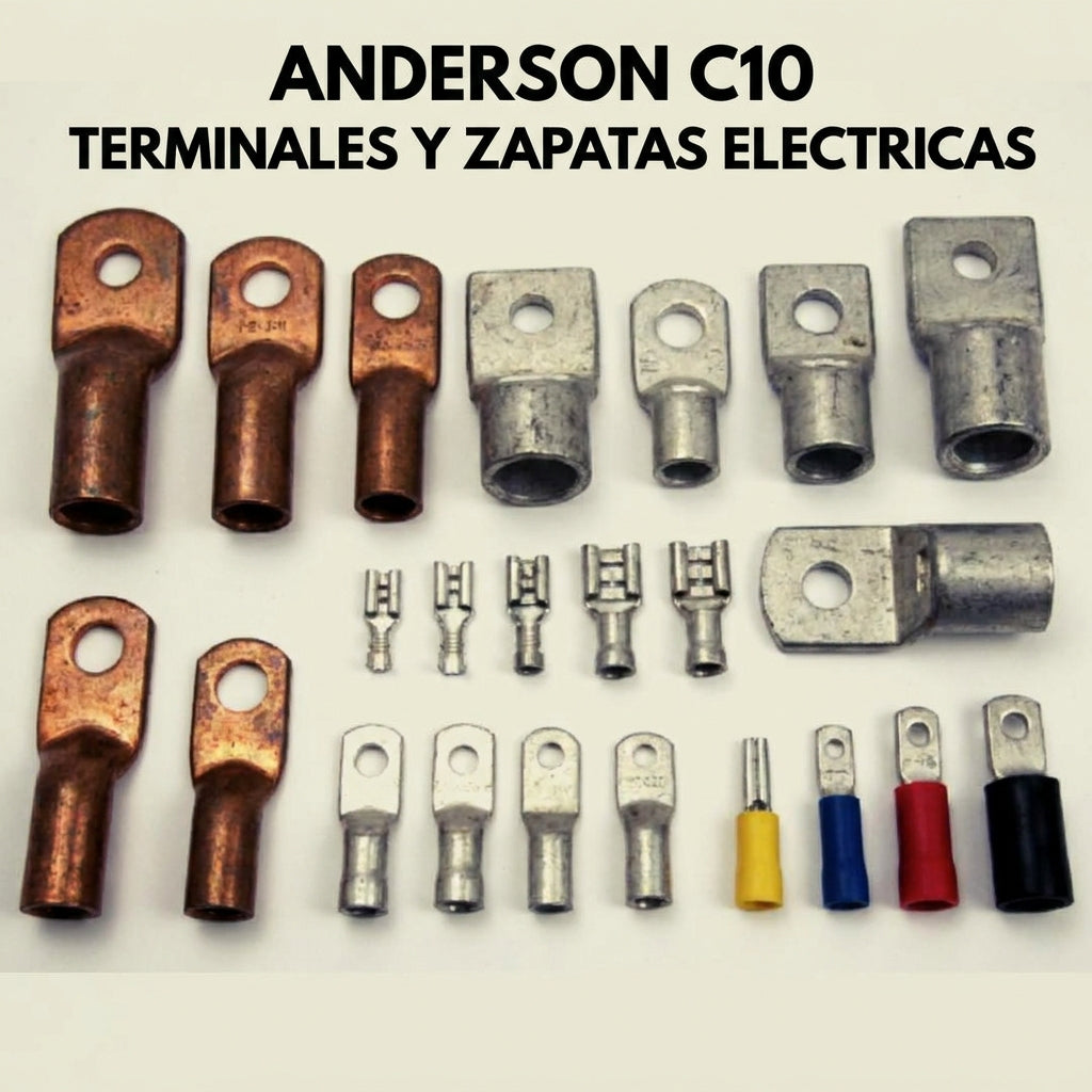 ANDERSON C10 TERMINALES Y ZAPATAS ELECTRICAS