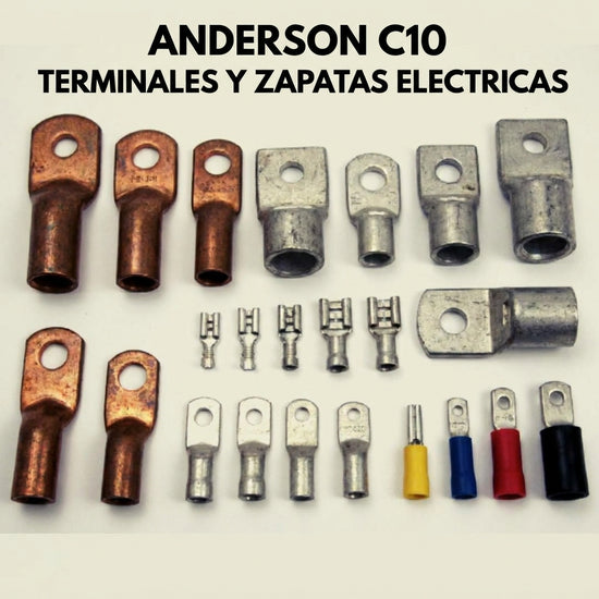 ANDERSON C10 TERMINALES Y ZAPATAS ELECTRICAS