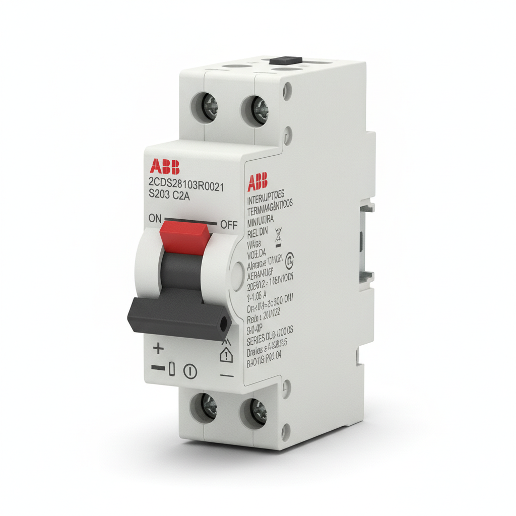 ABB 2CDS283103R0021 INTERRUPTORES TERMOMAGNETICOS MINIATURA RIEL DIN