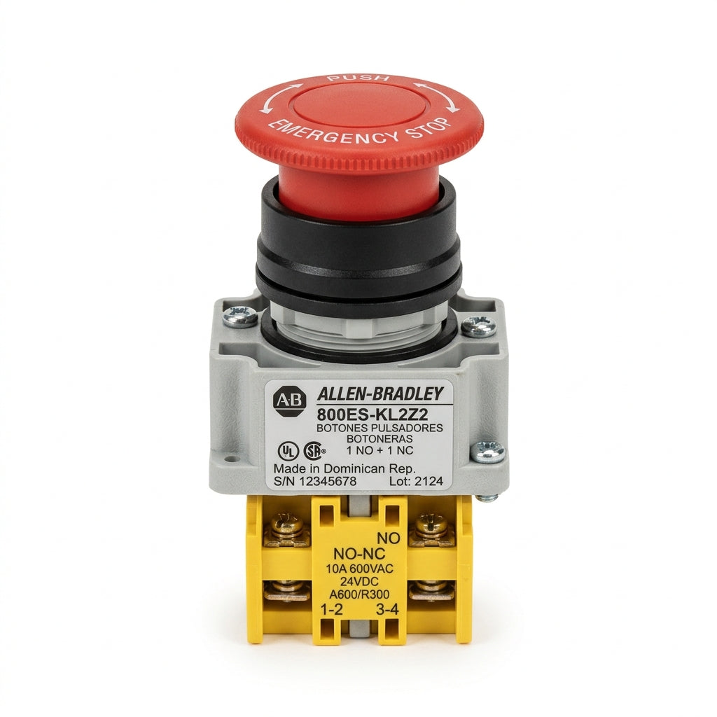 ALLEN-BRADLEY 800ES-KL2Z2 BOTONES PULSADORES BOTONERAS