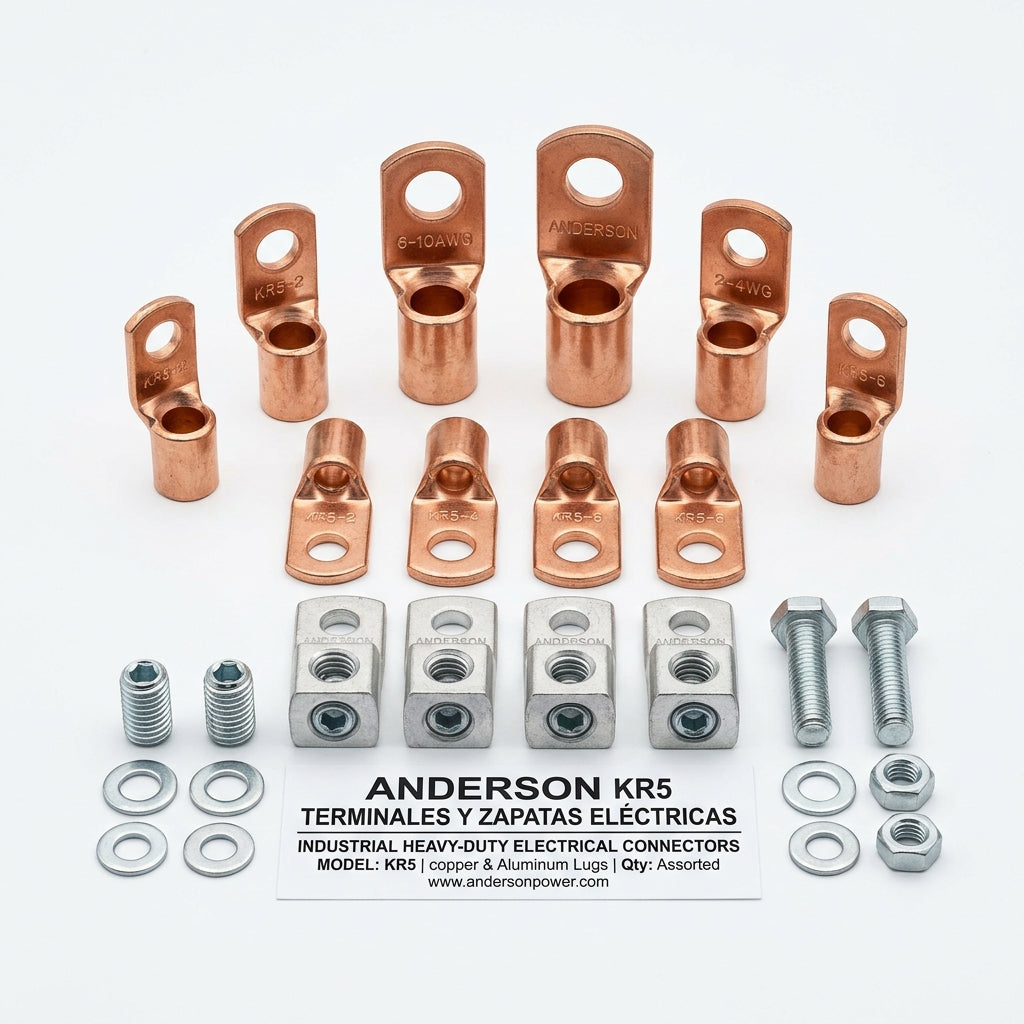 ANDERSON KR5 TERMINALES Y ZAPATAS ELECTRICAS