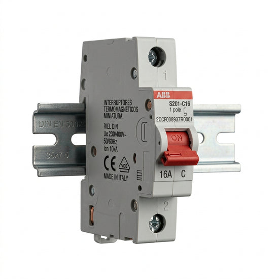 ABB 2CCF008937R0001 INTERRUPTORES TERMOMAGNETICOS MINIATURA RIEL DIN