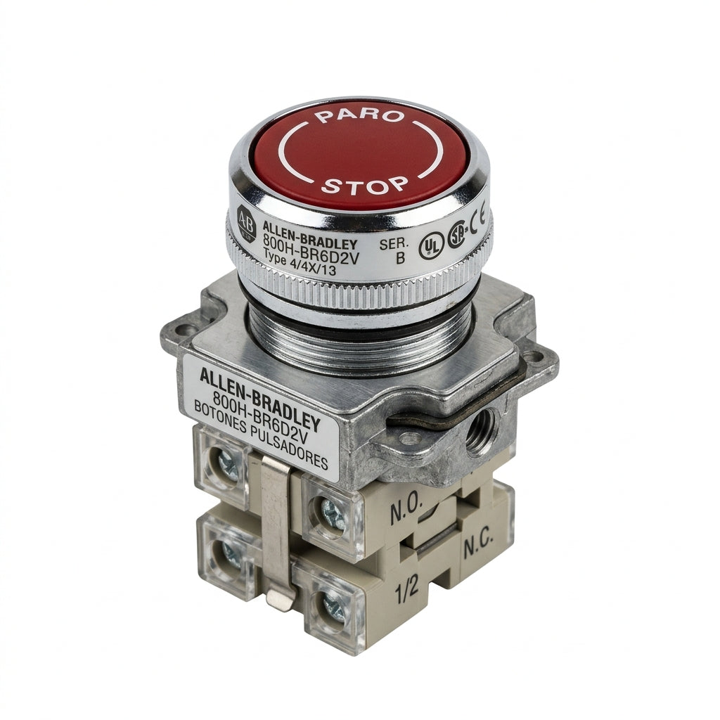 ALLEN-BRADLEY 800H-BR6D2V BOTONES PULSADORES BOTONERAS Y ACCESORIOS