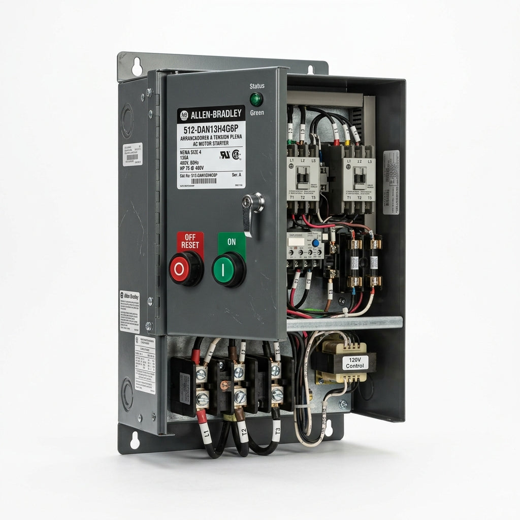 ALLEN-BRADLEY 512-DAN13H4G6P ARRANCADORES A TENSION PLENA