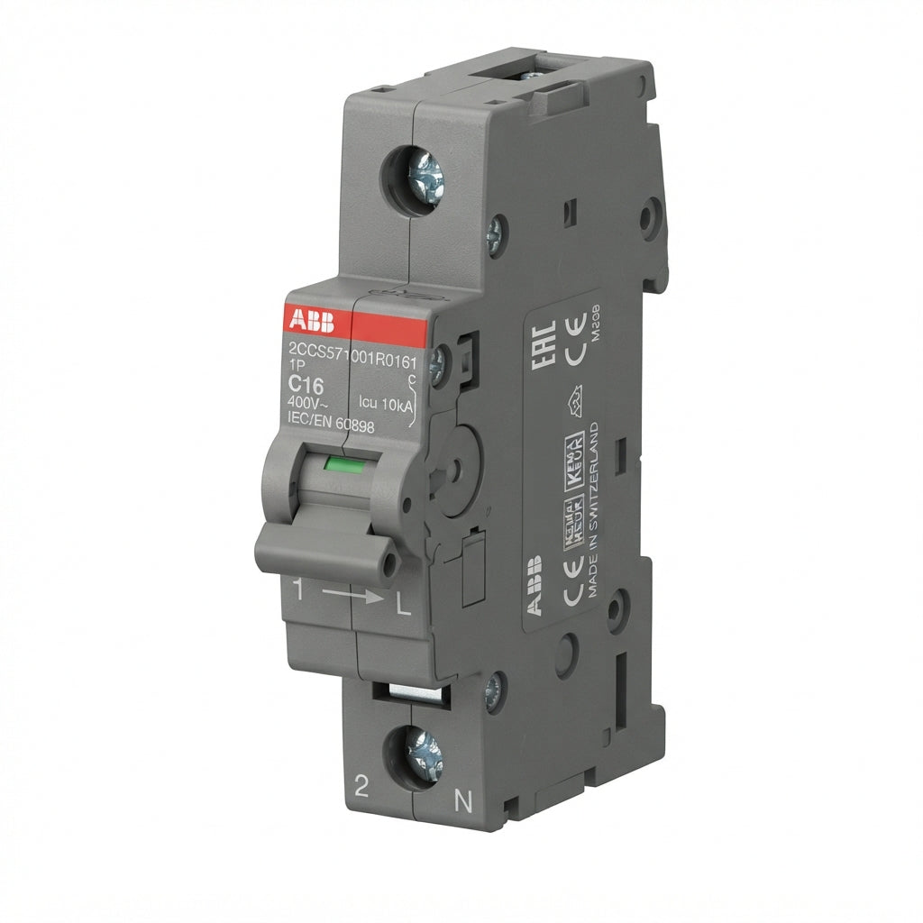ABB 2CCS571001R0161 INTERRUPTORES TERMOMAGNETICOS MINIATURA RIEL DIN