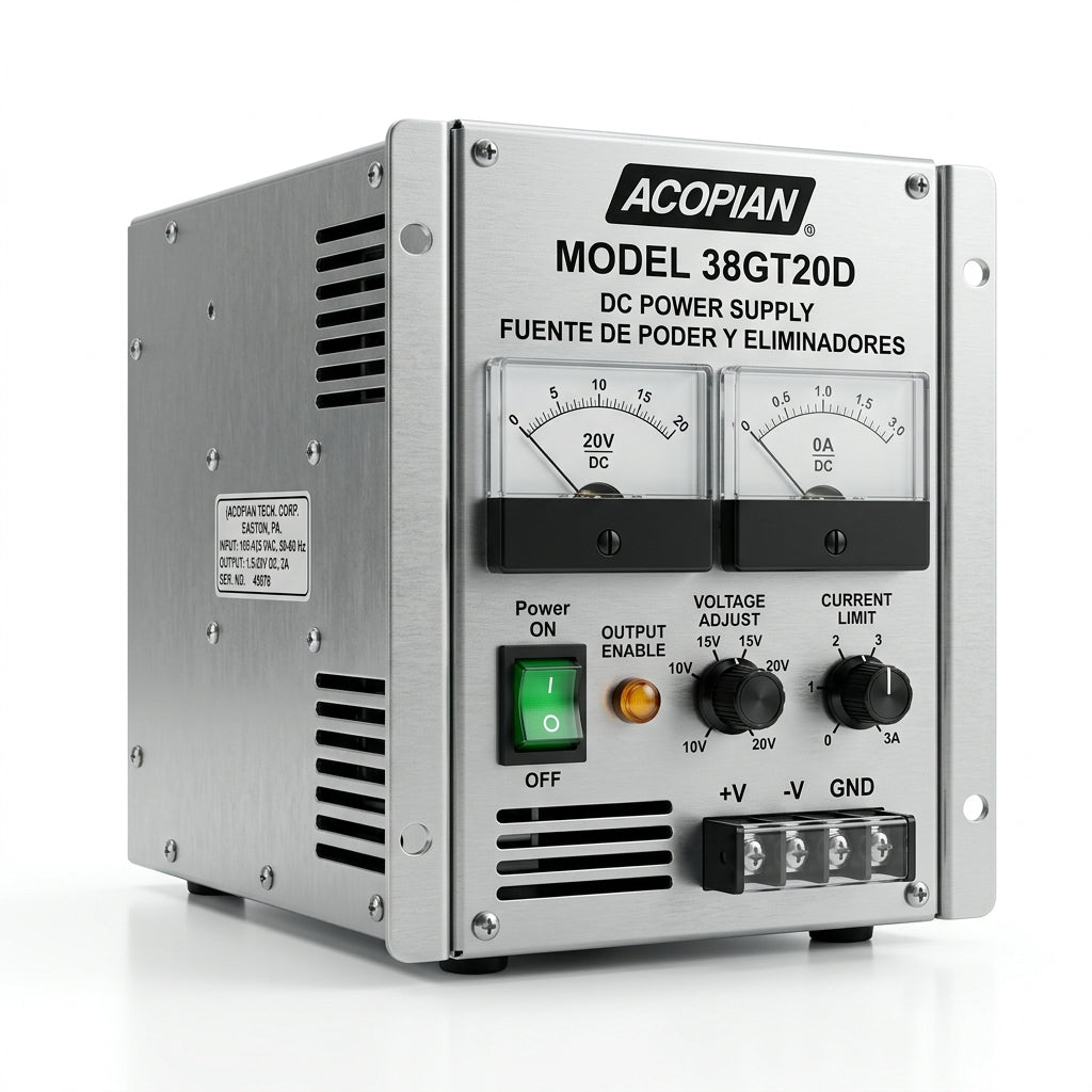 ACOPIAN 38GT20D FUENTES DE PODER Y ELIMINADORES