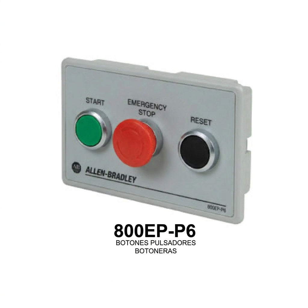 ALLEN-BRADLEY 800EP-P6 BOTONES PULSADORES BOTONERAS