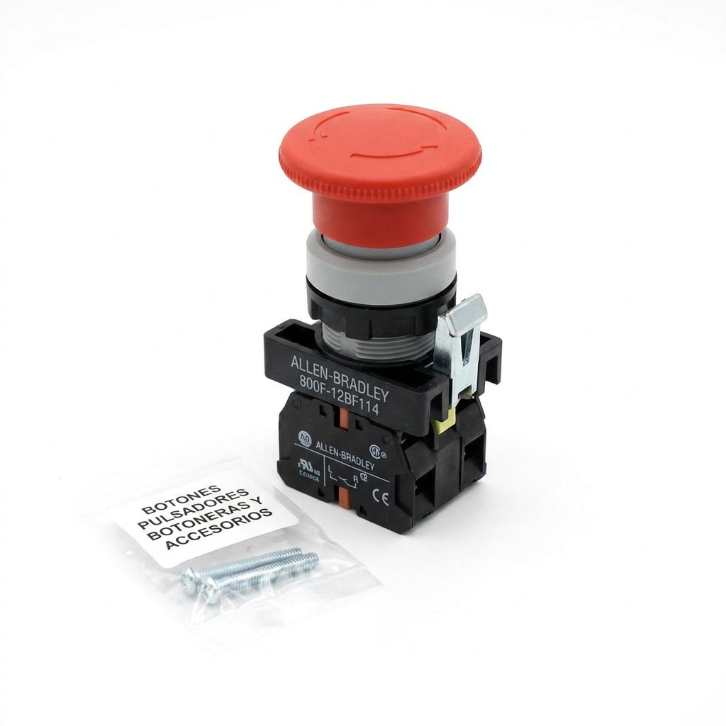 ALLEN-BRADLEY 800F-12BF114 BOTONES PULSADORES BOTONERAS Y ACCESORIOS