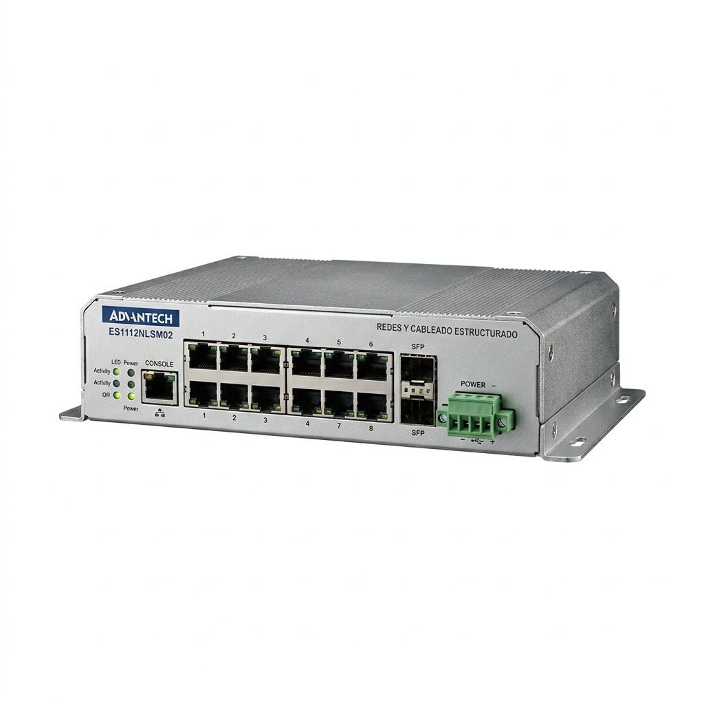 ADVANTECH ES1112NLSM02 EQUIPO DATACOM (REDES Y CABLEADO ESTRUCTURADO)