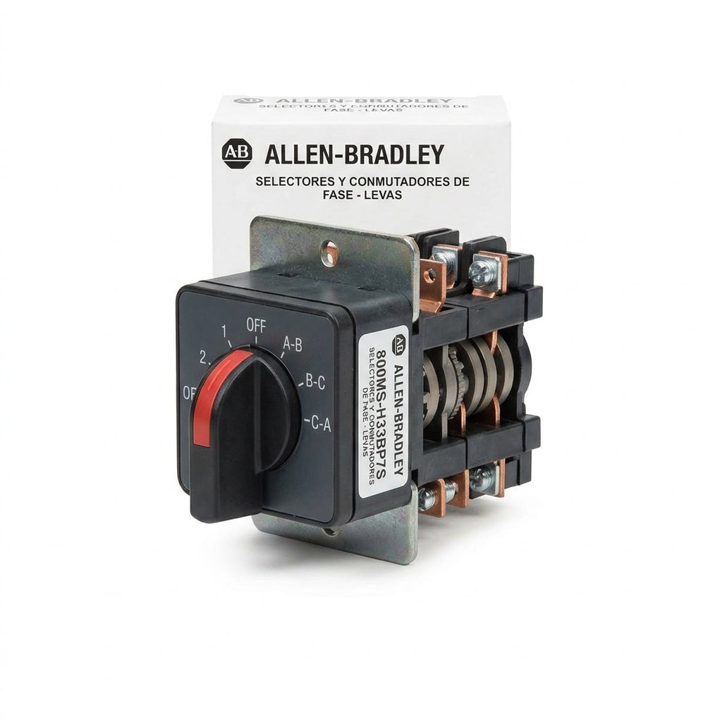 ALLEN-BRADLEY 800MS-H33BP7S SELECTORES Y CONMUTADORES DE FASE - LEVAS