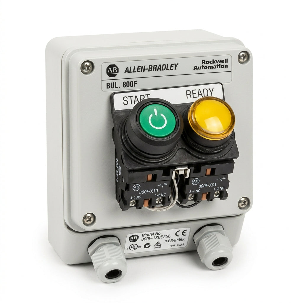 ALLEN-BRADLEY 800F-18BE256 BOTONES PULSADORES BOTONERAS Y ACCESORIOS