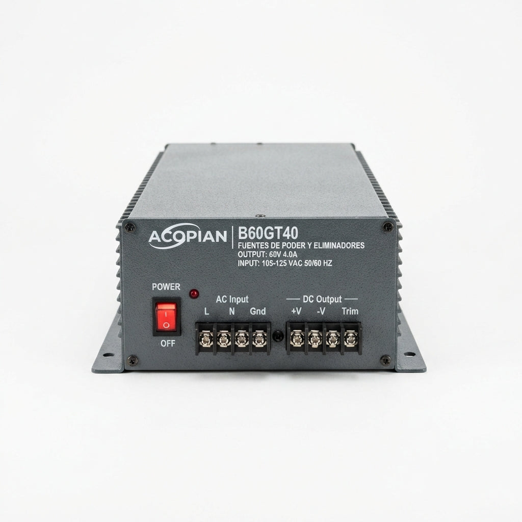 ACOPIAN B60GT40 FUENTES DE PODER Y ELIMINADORES