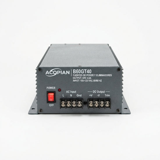 ACOPIAN B60GT40 FUENTES DE PODER Y ELIMINADORES