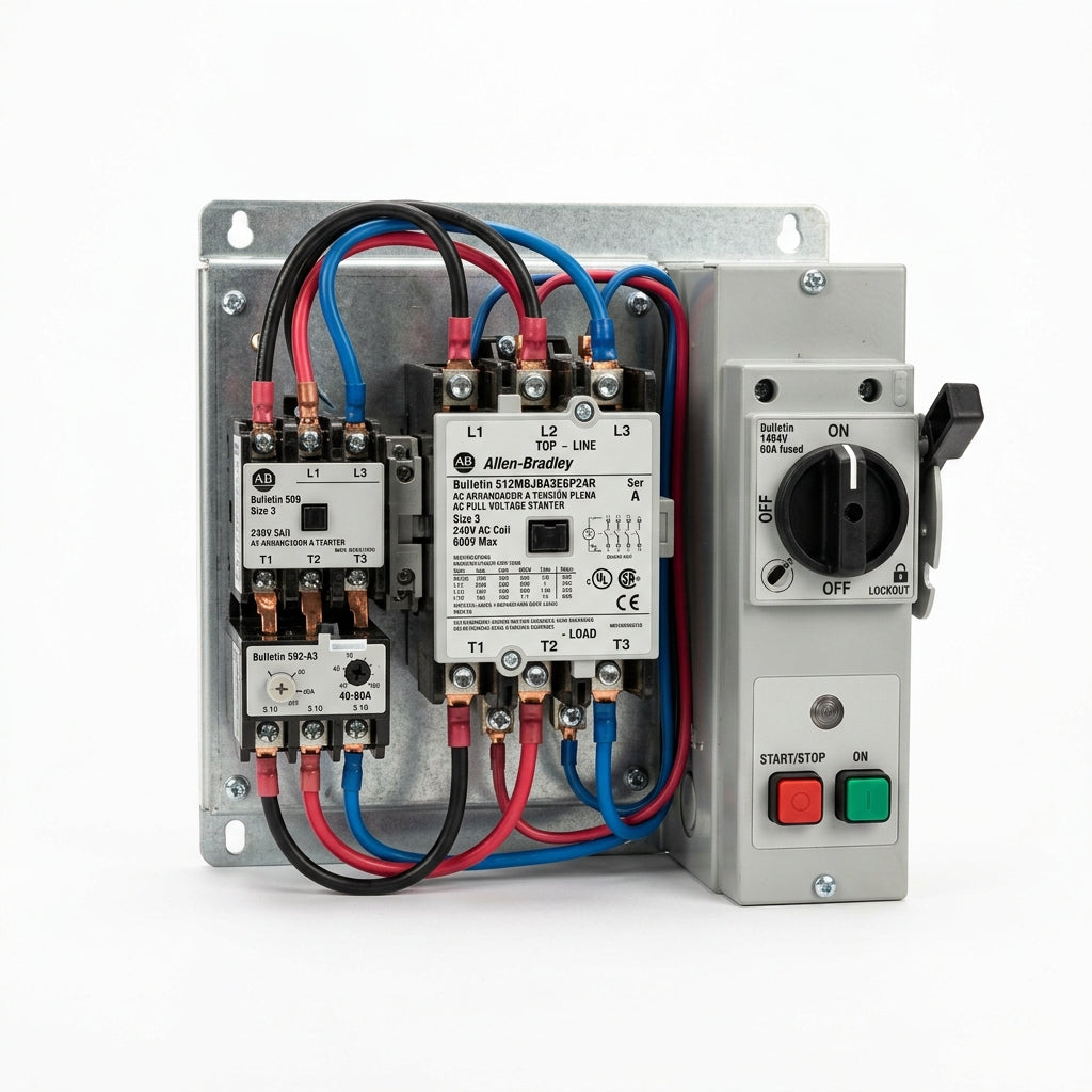 ALLEN-BRADLEY 512MBJBA3E6P24R ARRANCADORES A TENSION PLENA