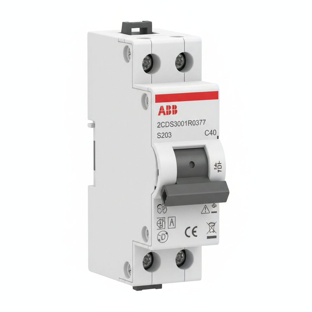 ABB 2CDS283001R0377 INTERRUPTORES TERMOMAGNETICOS MINIATURA RIEL DIN