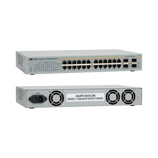 ALLIED-TELESYN AT-FS750-24-PC-1 EQUIPO DATACOM (REDES Y CABLEADO ESTRUCTURADO)