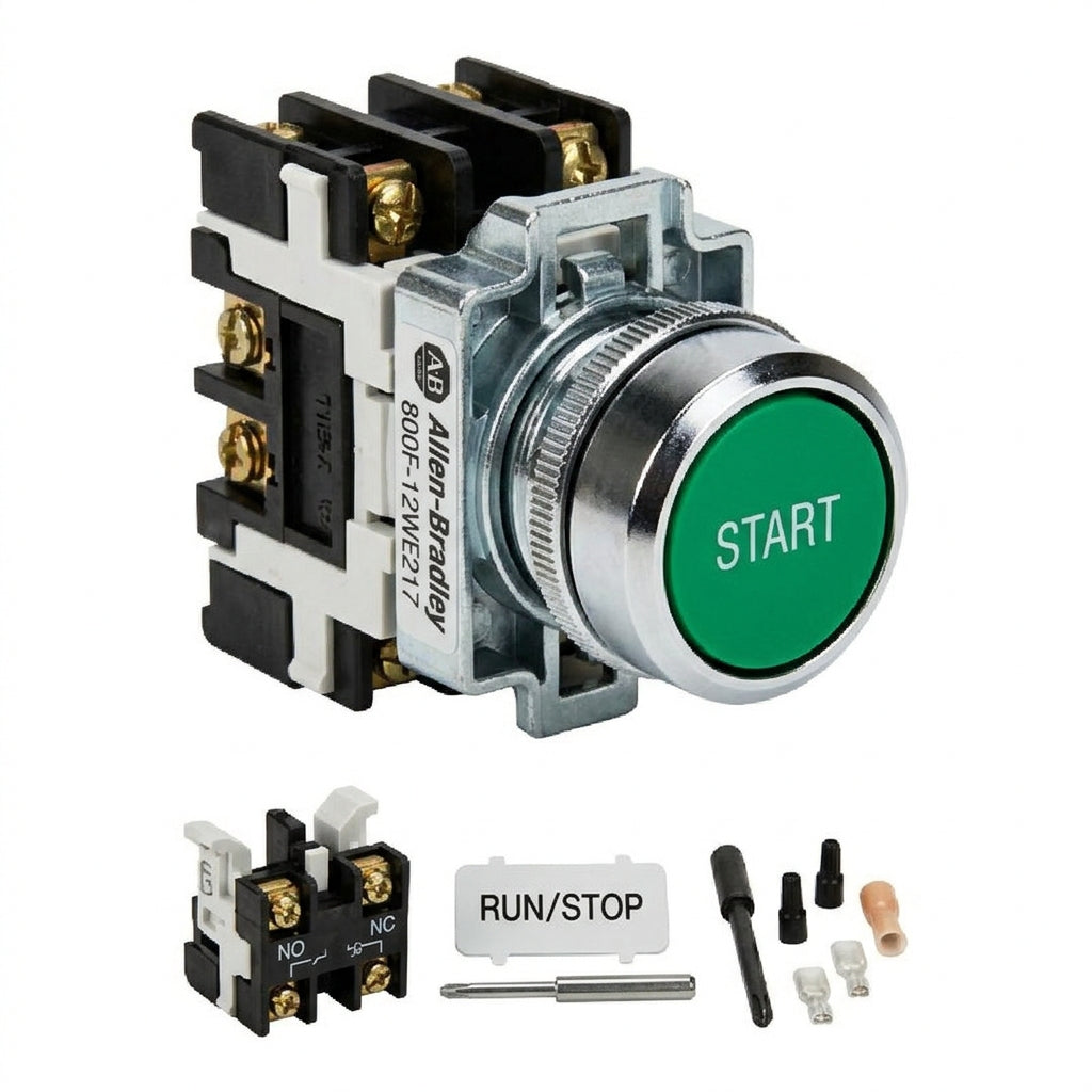 ALLEN-BRADLEY 800F-12WE217 BOTONES PULSADORES BOTONERAS Y ACCESORIOS