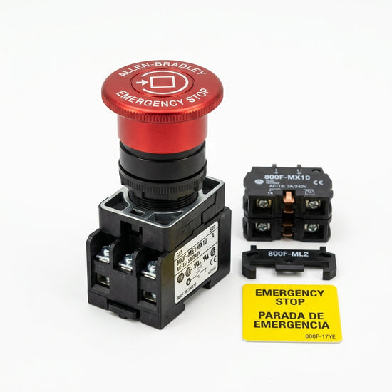 ALLEN-BRADLEY 800F-ME1MX10 BOTONES PULSADORES BOTONERAS Y ACCESORIOS