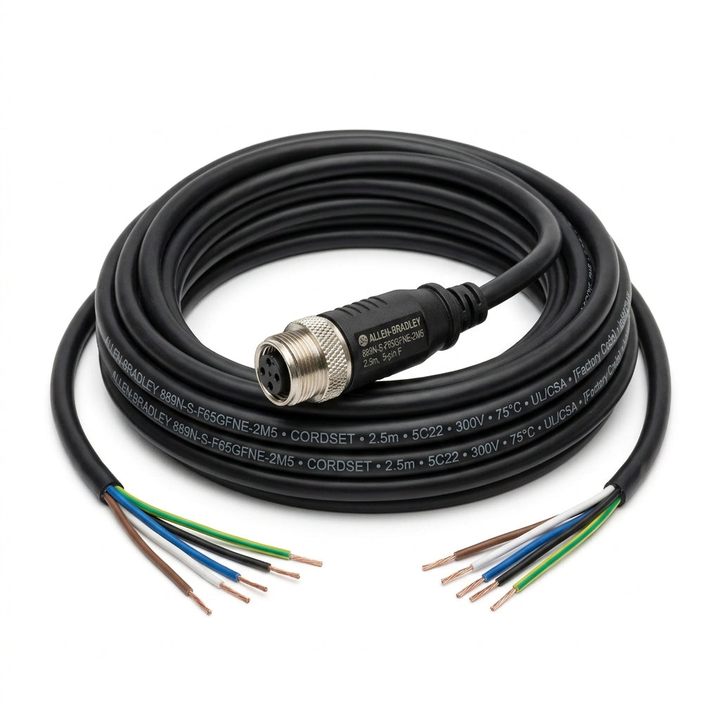 ALLEN-BRADLEY 889N-S-F65GFNE-2M5 CONECTORES RAPIDOS Y CABLES PARA SENSOR (CORDSETS)