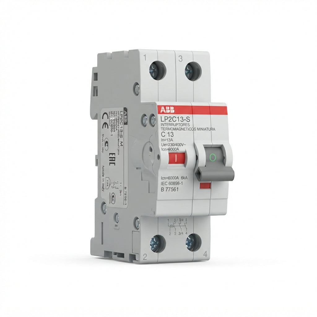 ABB LP2C13-S INTERRUPTORES TERMOMAGNETICOS MINIATURA RIEL DIN