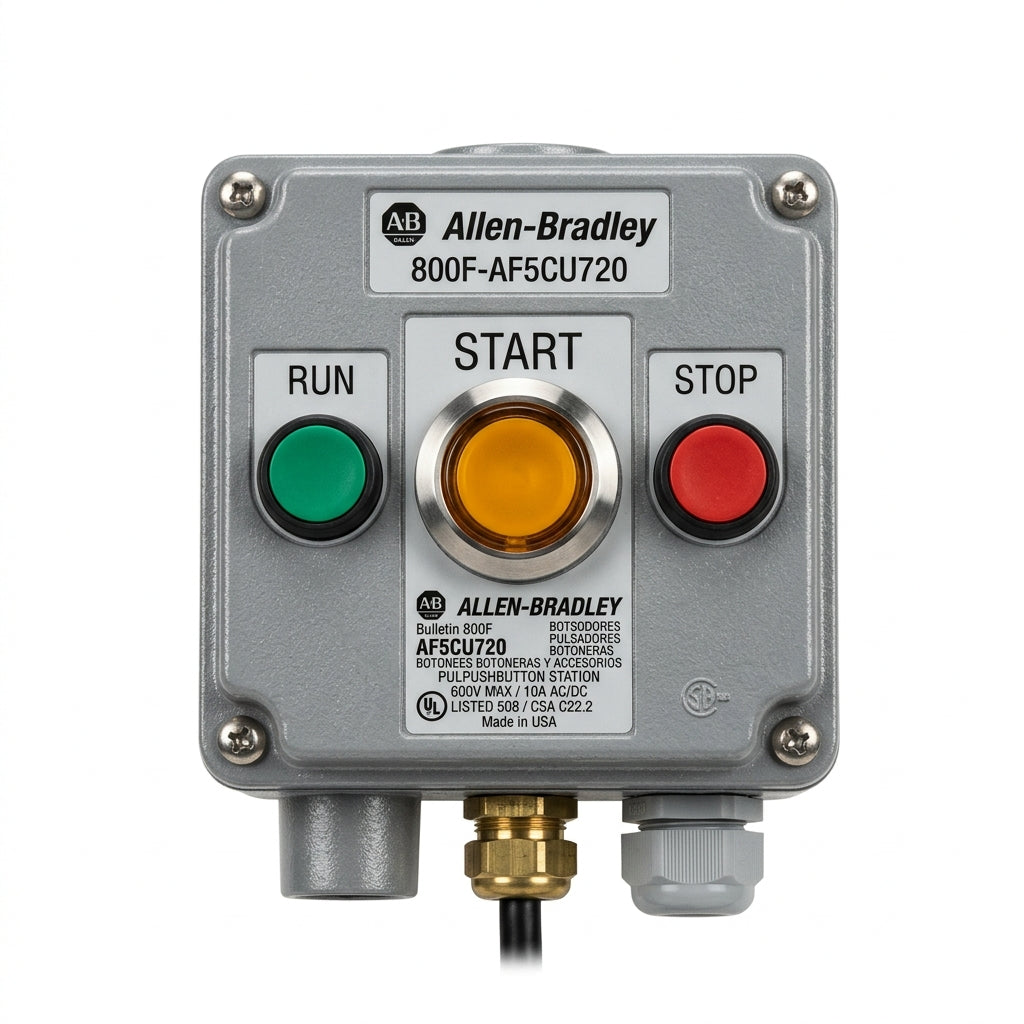 ALLEN-BRADLEY 800F-AF5CU720 BOTONES PULSADORES BOTONERAS Y ACCESORIOS