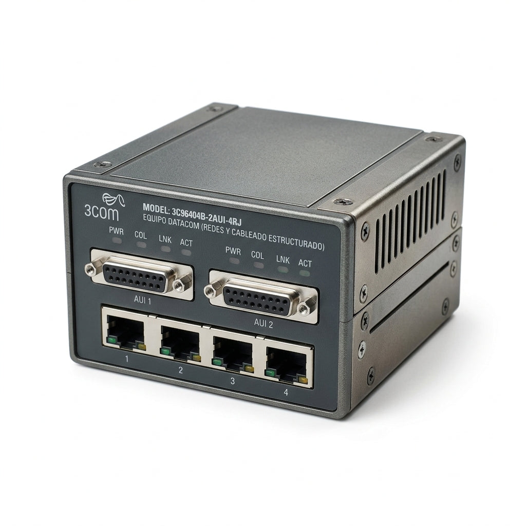 3COM 3C96404B-2AUI-4RJ EQUIPO DATACOM (REDES Y CABLEADO ESTRUCTURADO)
