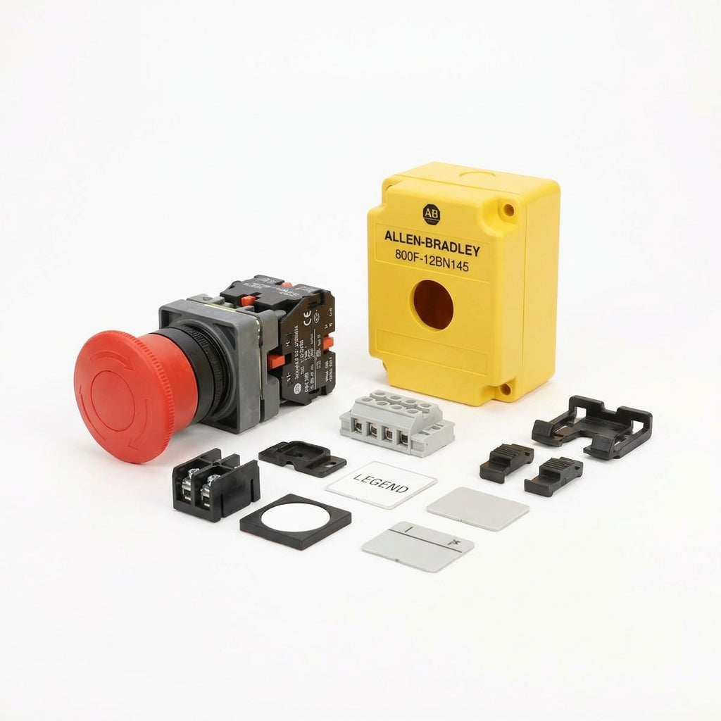 ALLEN-BRADLEY 800F-12BN145 BOTONES PULSADORES BOTONERAS Y ACCESORIOS