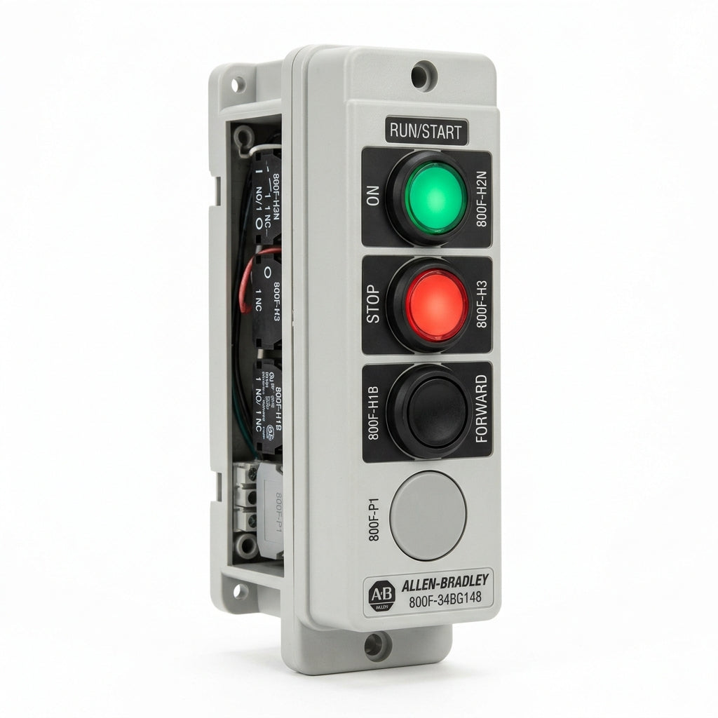 ALLEN-BRADLEY 800F-34BG148 BOTONES PULSADORES BOTONERAS Y ACCESORIOS