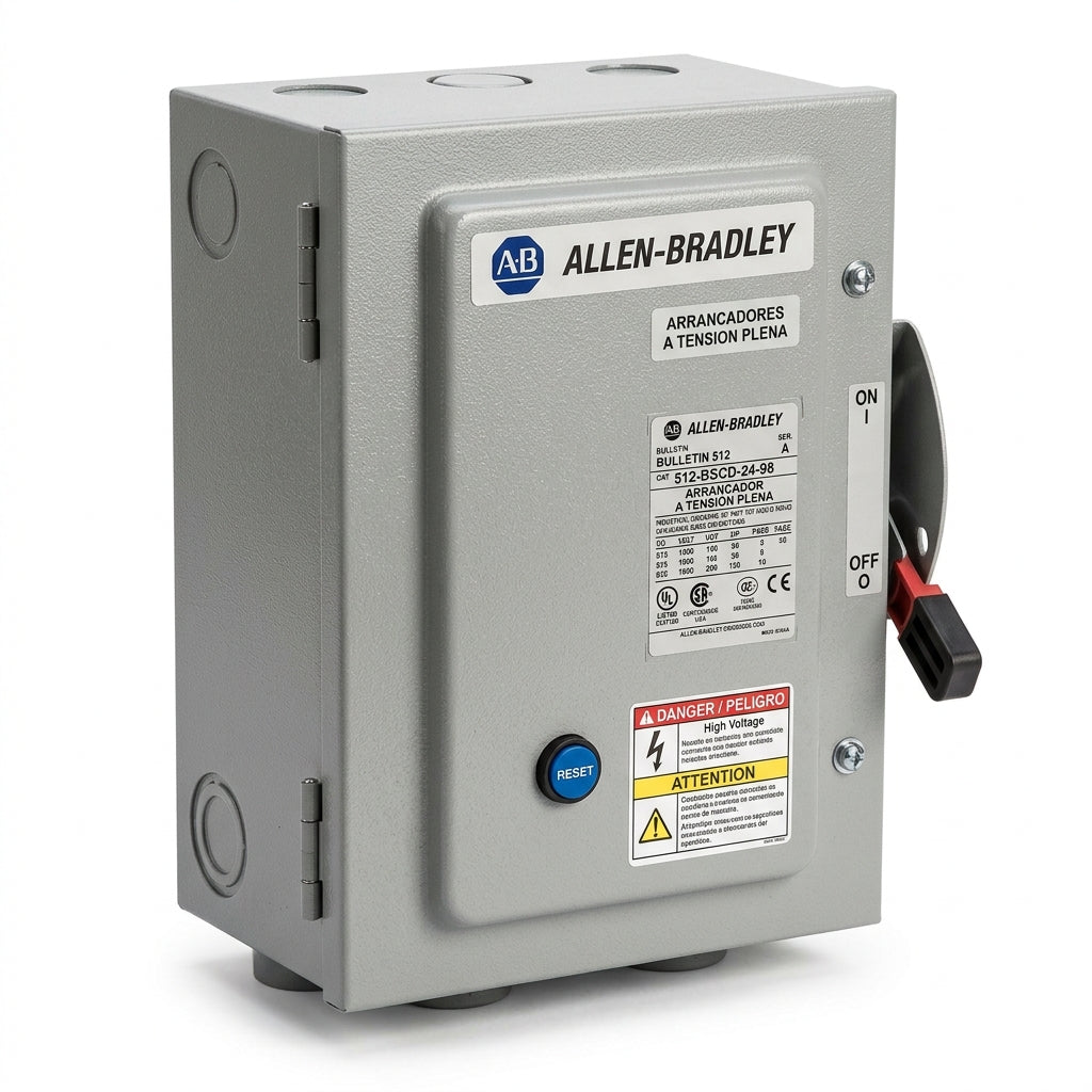 ALLEN-BRADLEY 512-BSCD-24-98 ARRANCADORES A TENSION PLENA