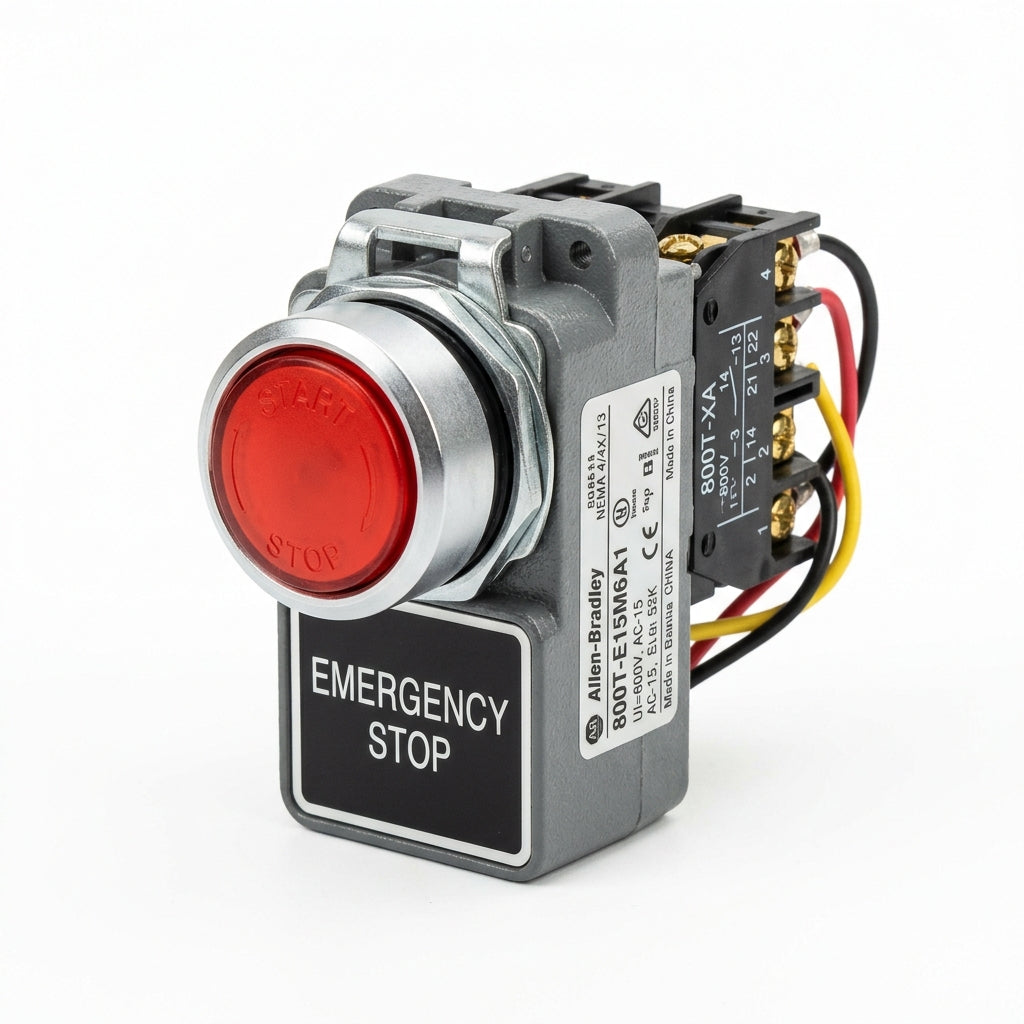 ALLEN-BRADLEY 800T-E15M6A1 BOTONES PULSADORES BOTONERAS Y ACCESORIOS