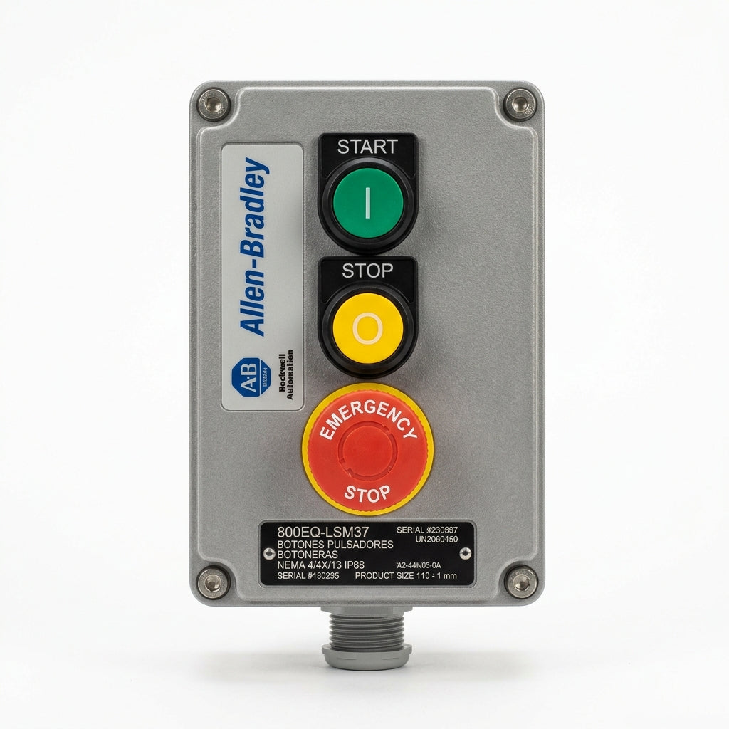 ALLEN-BRADLEY 800EQ-LSM37 BOTONES PULSADORES BOTONERAS