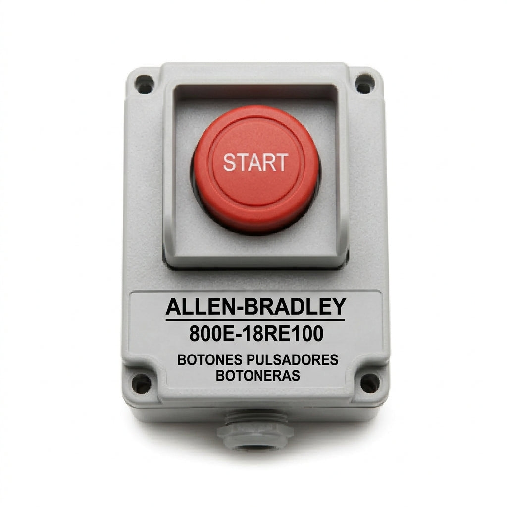 ALLEN-BRADLEY 800E-18RE100 BOTONES PULSADORES BOTONERAS