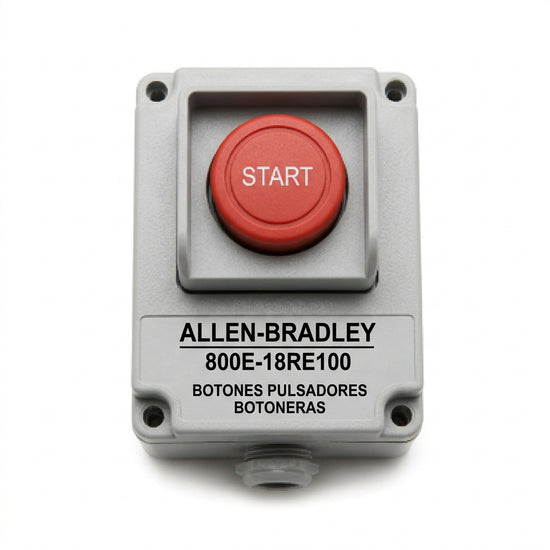 ALLEN-BRADLEY 800E-18RE100 BOTONES PULSADORES BOTONERAS