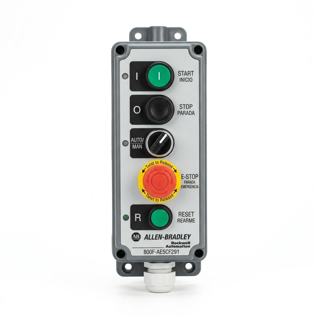 ALLEN-BRADLEY 800F-AE5CF291 BOTONES PULSADORES BOTONERAS Y ACCESORIOS