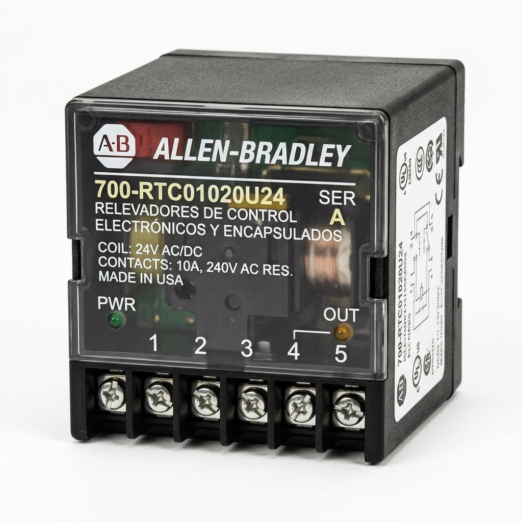 ALLEN-BRADLEY 700RTC01020U24 RELEVADORES DE CONTROL ELECTRONICOS Y ENCAPSULADOS