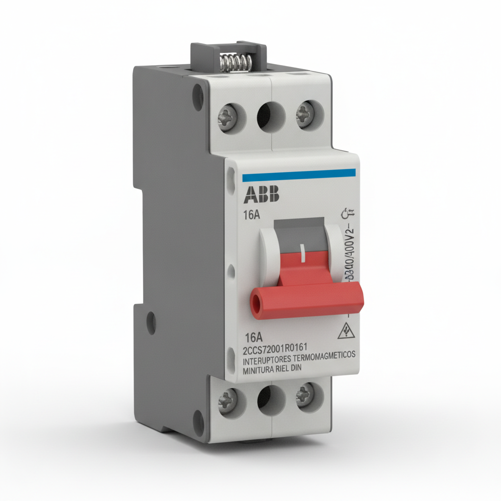 ABB 2CCS572001R0161 INTERRUPTORES TERMOMAGNETICOS MINIATURA RIEL DIN