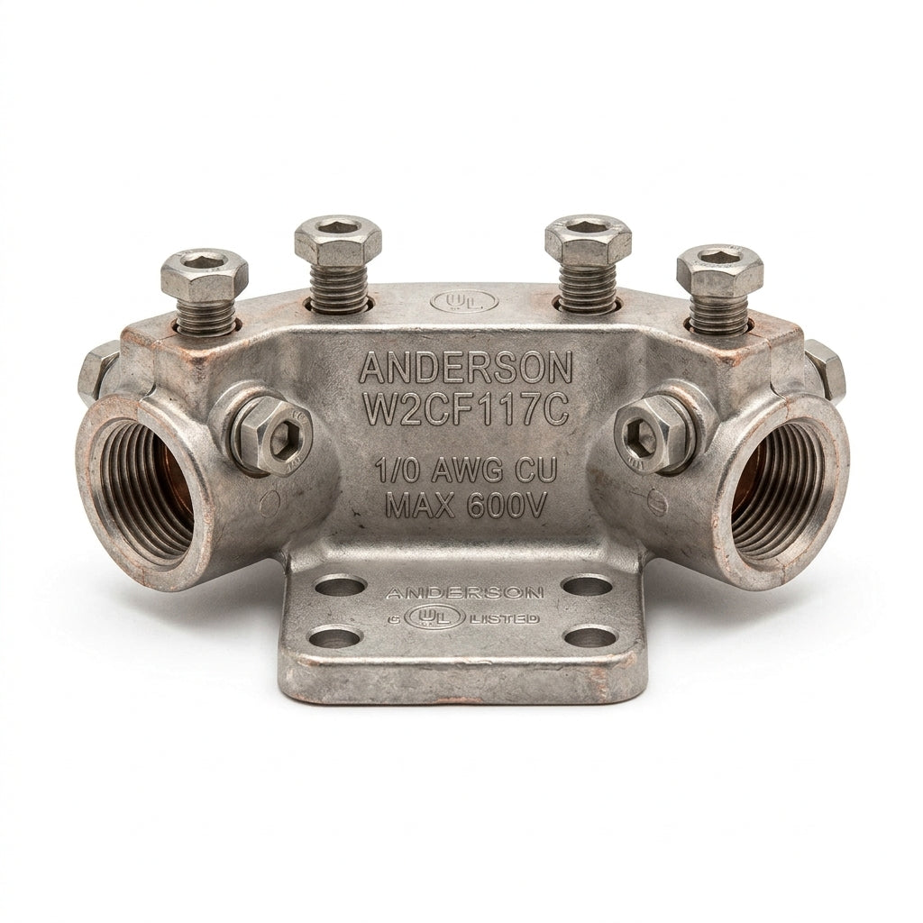 ANDERSON W2CF117C TERMINALES Y ZAPATAS ELECTRICAS
