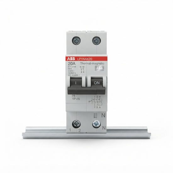 ABB LP1NAK20 INTERRUPTORES TERMOMAGNETICOS MINIATURA RIEL DIN